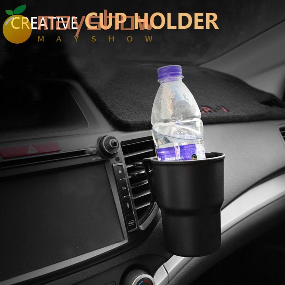 MAYSHOW Giá Đỡ Cốc Bằng PP Màu Đen / Nâu / Vàng Siêu Bền Tiện Dụng Cho Ghế Ngồi Xe Hơi