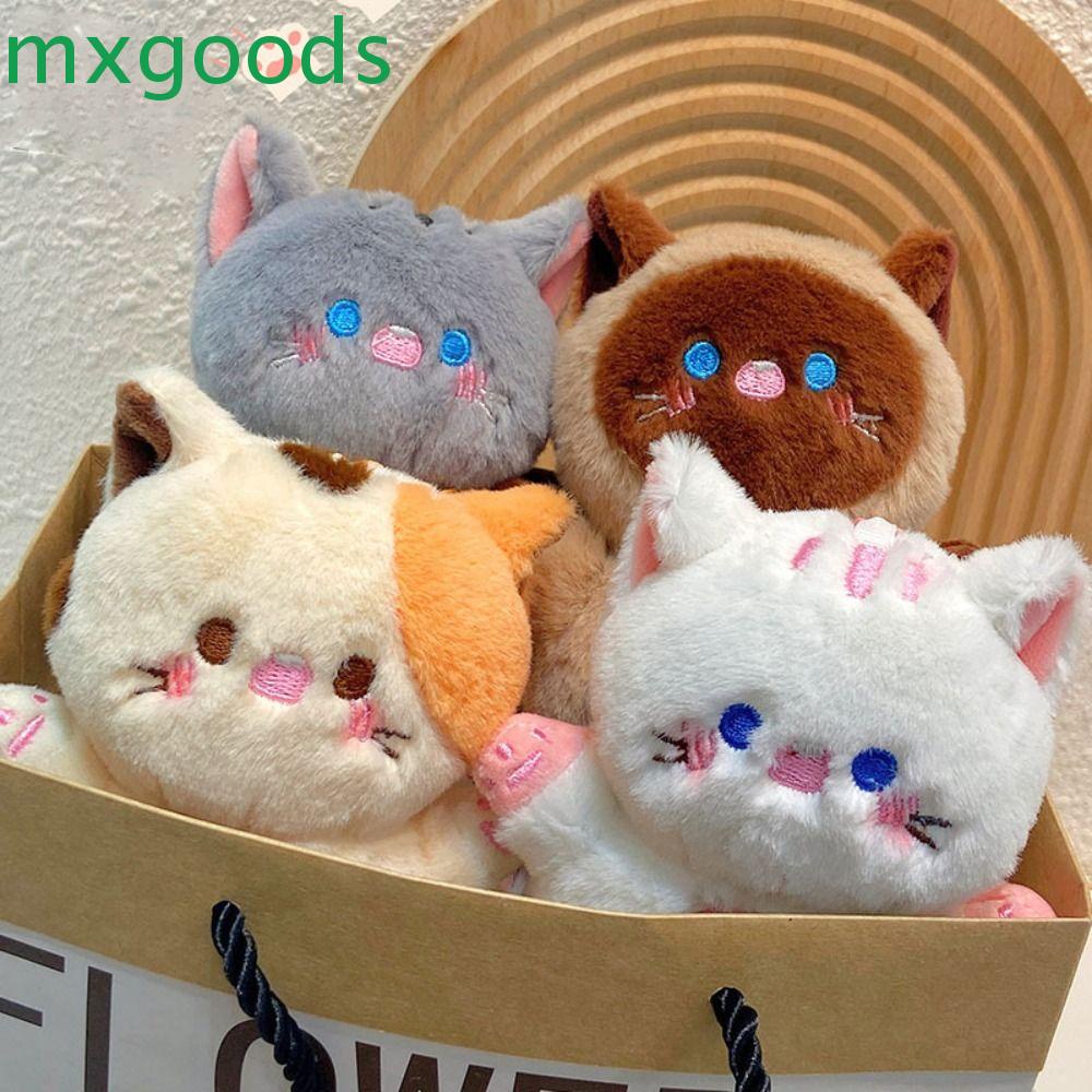 MXGOODS Móc Khóa Hình Mèo Hoạt Hình Dễ Thương Phong Cách Hàn Quốc