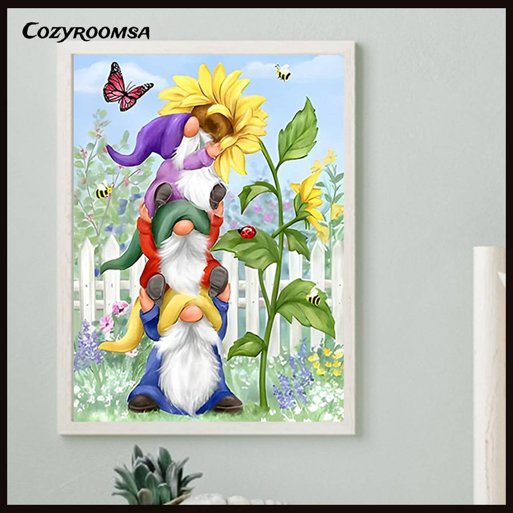 Bộ Tranh Đính Đá 5D Họa Tiết Hoạt Hình Dễ Thương Độc Đáo DIY Dùng Trang Trí