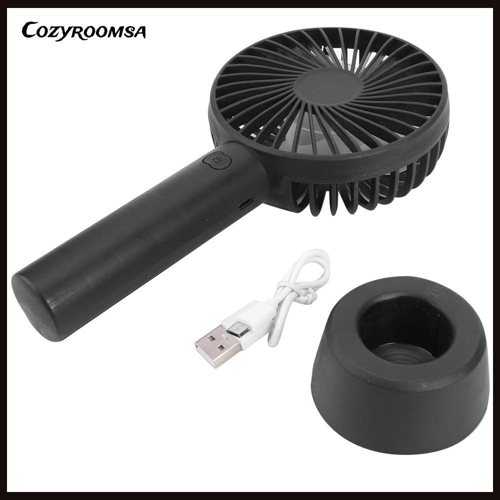 Quạt Mini Cầm Tay Có Thể Điều Chỉnh Tốc Độ Gió Cho Hoạt Động Cắm Trại