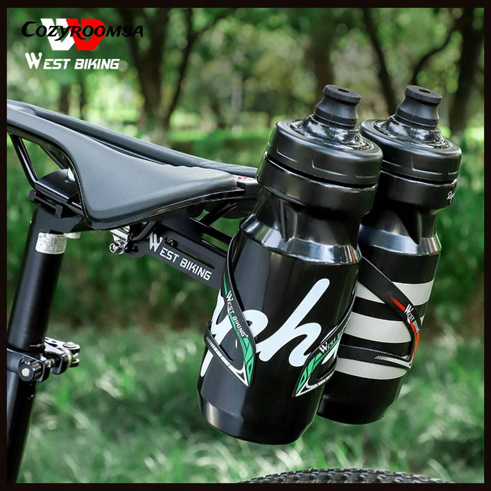 Giá Đỡ Bình Nước Nối Dài Bằng Hợp Kim Nhôm Gắn Yên Xe Đạp Tiện Lợi