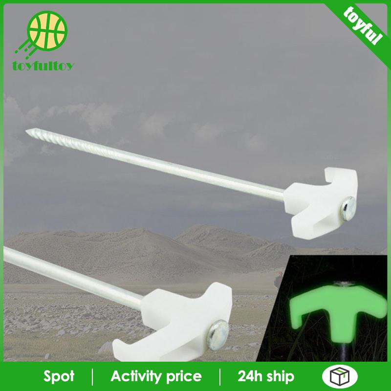 Đinh Kim Loại Thép Phát Sáng Trong Bóng Tối Chặn Lều Chịu Được Sức Nặng