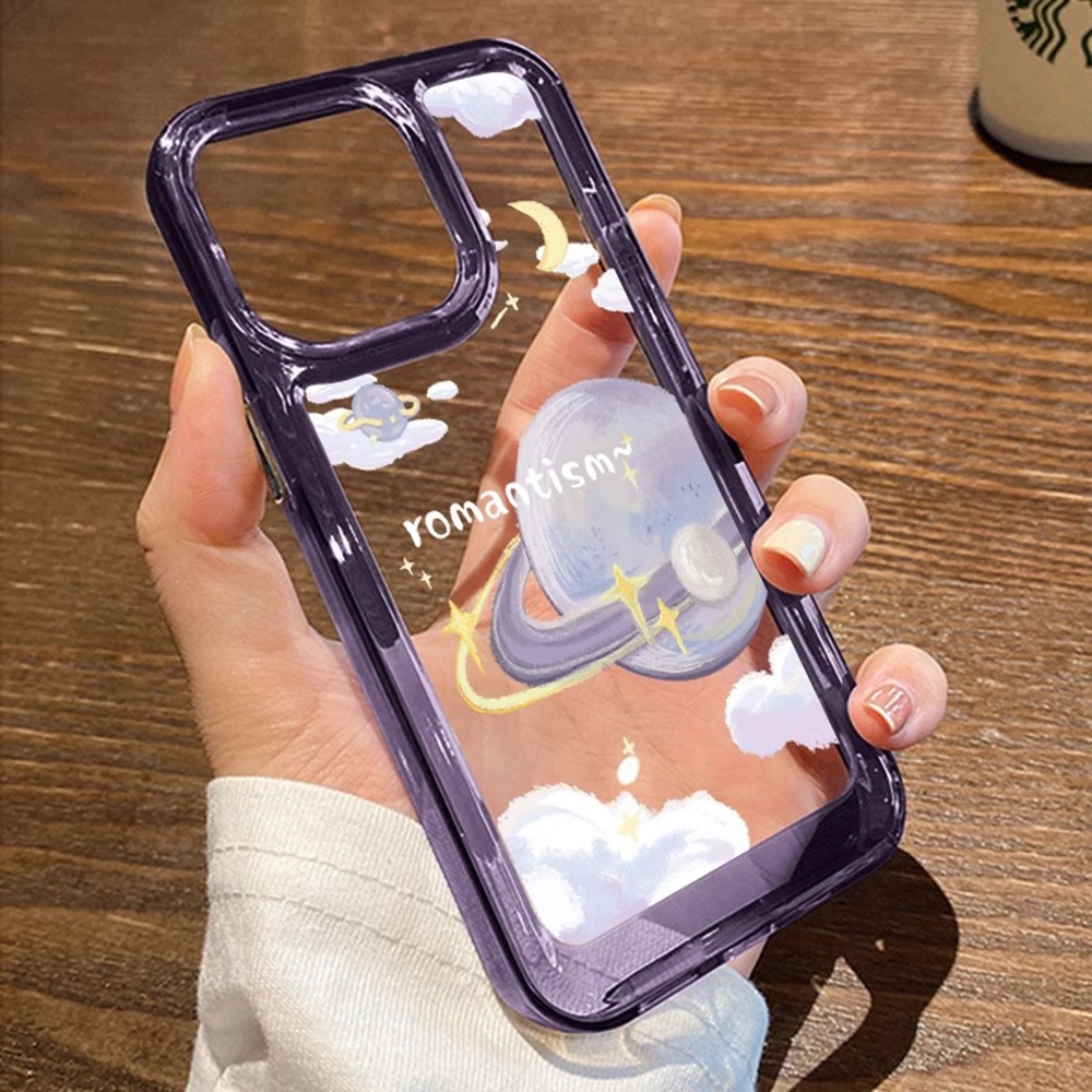 Ốp Điện Thoại TPU Mềm Trong Suốt Chống Sốc Chống Bụi Thời Trang Cho IPhone 14 13 12 11 Pro Max X XR 8 7 Plus