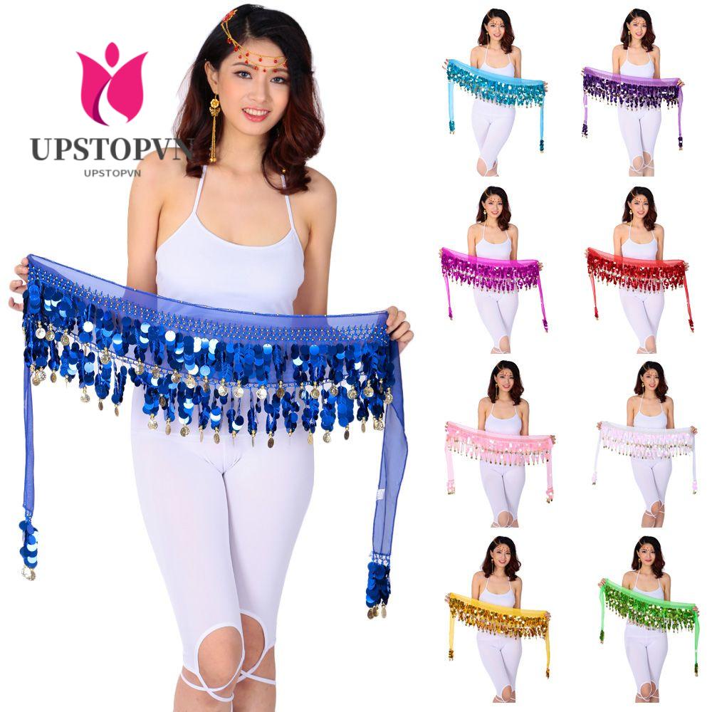 UPSTOPVN Chân Váy Múa Bụng Chuyên Dụng Dành Cho Nữ