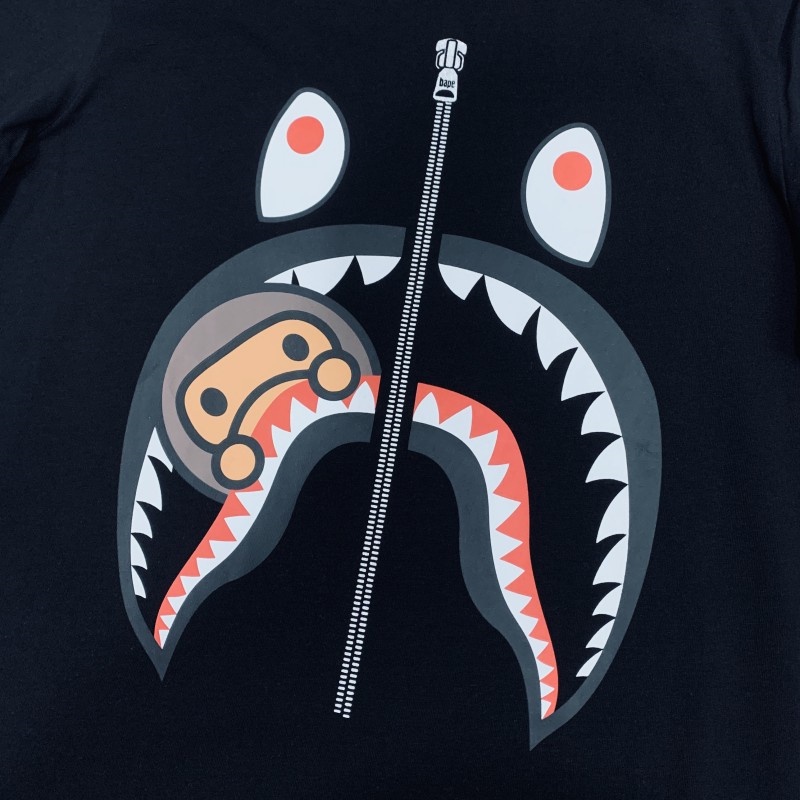 Áo Thun Cotton BA666PE Tay Ngắn Có Khóa Kéo In Họa Tiết Thời Trang Cho Nam Và Nữ