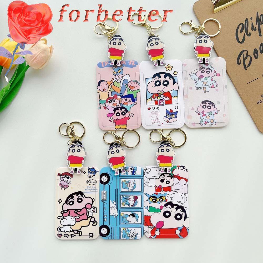 FORBETTER Ví Đựng Thẻ Tín Dụng / Danh Thiếp Họa Tiết Inuyasha Có Khóa Thu Gọn Tiện Dụng Ốp