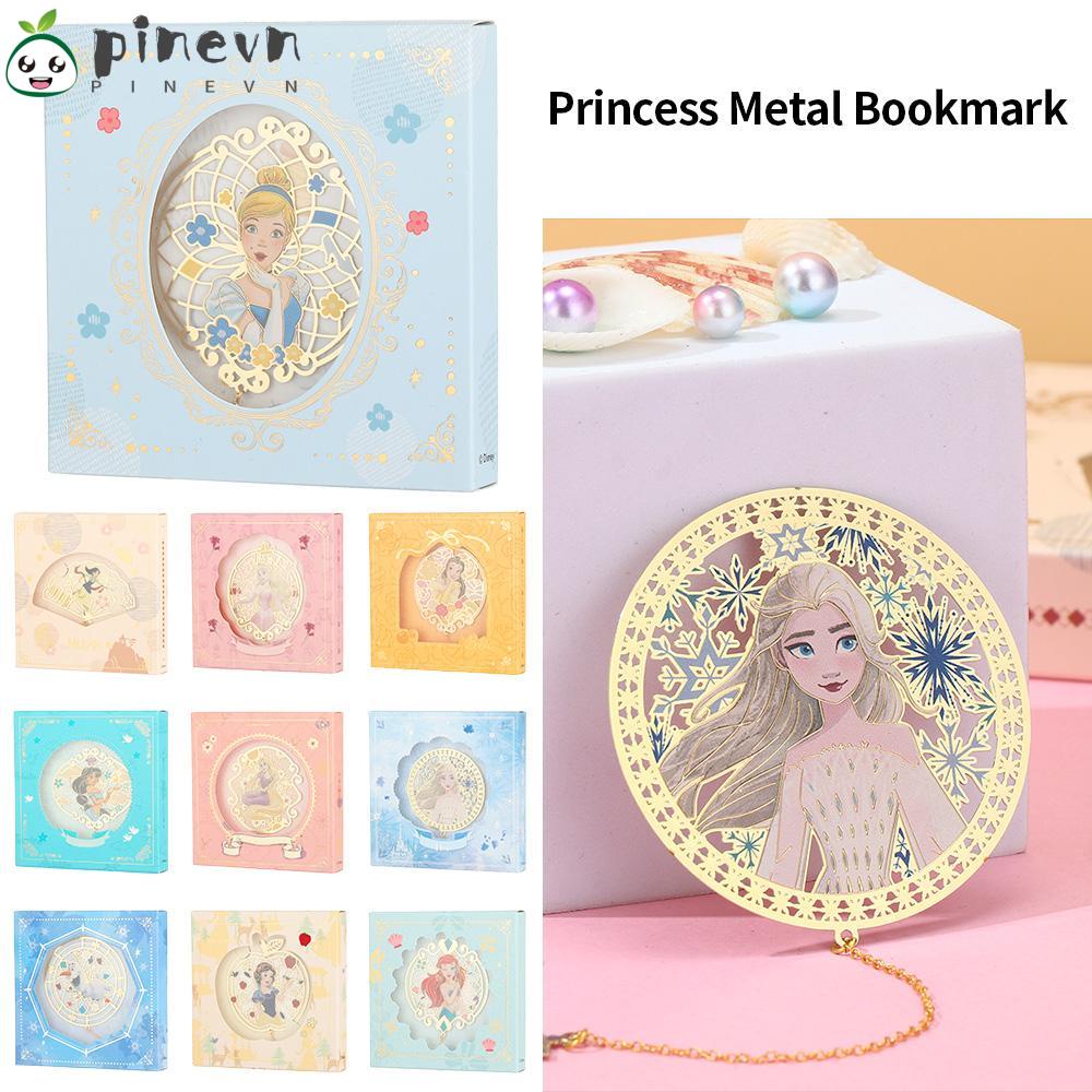 PINEVN Thẻ Đánh Dấu Trang Sách Bằng Kim Loại Phối Tua Rua Phong Cách Retro