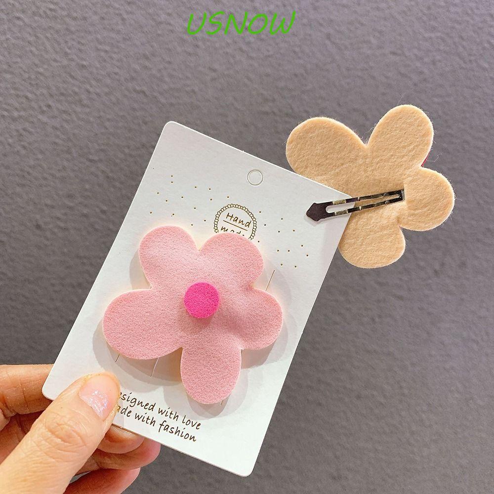 USNOW Kẹp Tóc Hình Bông Hoa Dễ Thương Dành Cho Nữ