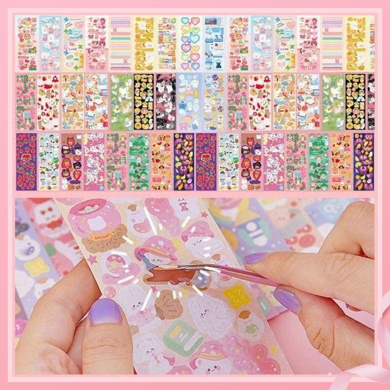 Set 200 Hình Dán Thẻ Cuckoo Laser Dễ Thương Phong Cách Hàn Quốc Dùng Làm Quà Tặng