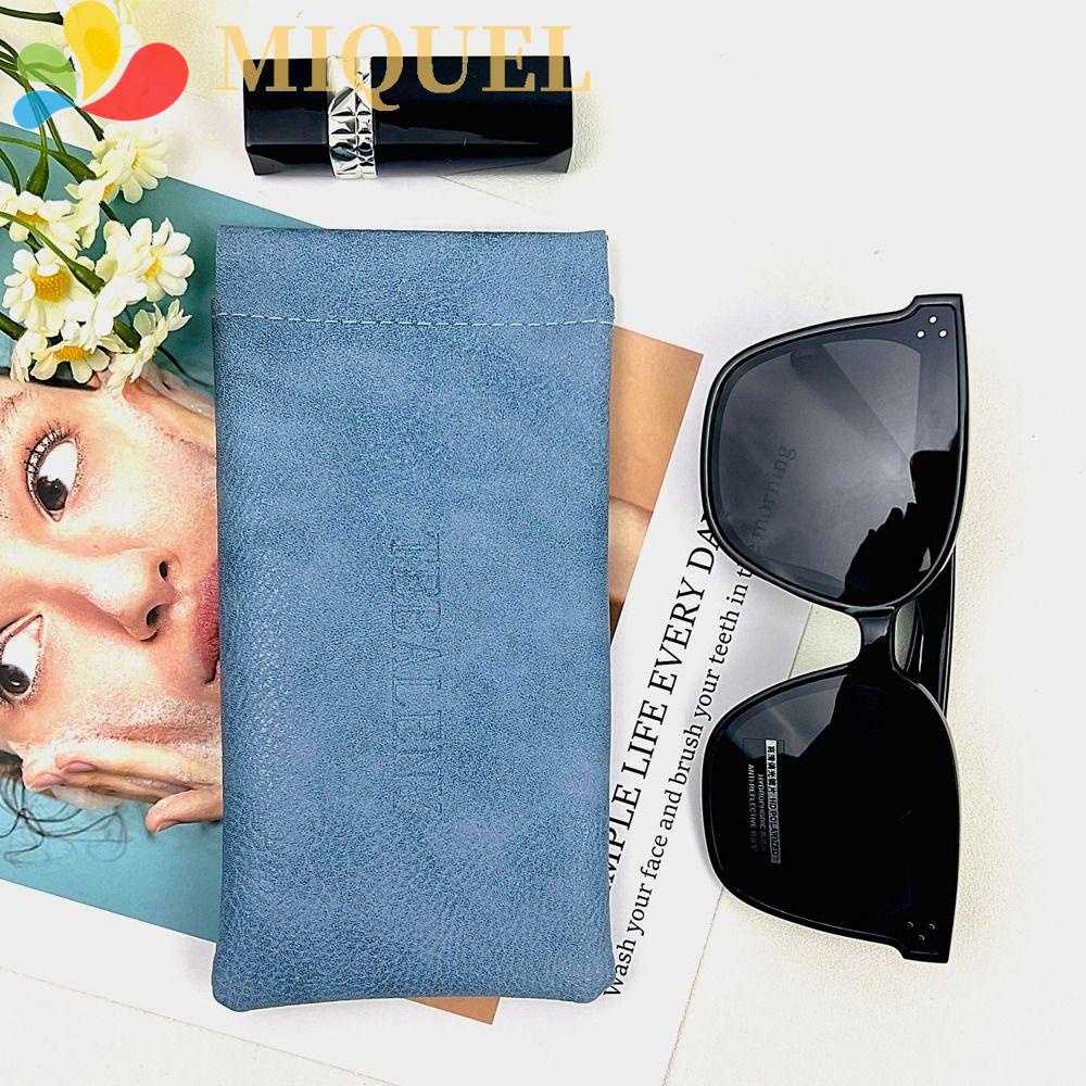 MIQUEL Ví Đựng Tiền Xu / Mỹ Phẩm / Son Môi Bằng Da PU Sức Chứa Lớn In Họa Tiết Chữ Xinh Xắn Tiện Dụng Cho Bé