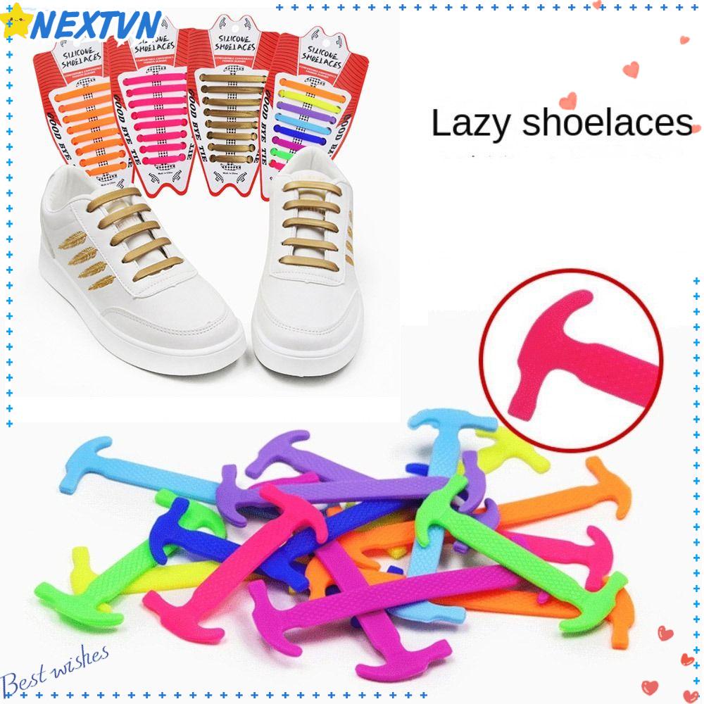 NEXTVN Dây Giày Bằng Silicone Co Giãn Thời Trang Dành Cho Nữ