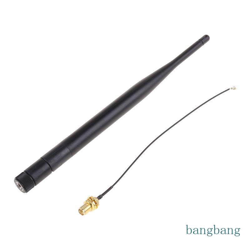 Ăng Ten Định Tuyến Không Dây RP-SMA Đầu Đực 868 MHz 5dBi + 15cm RP SMA Cái