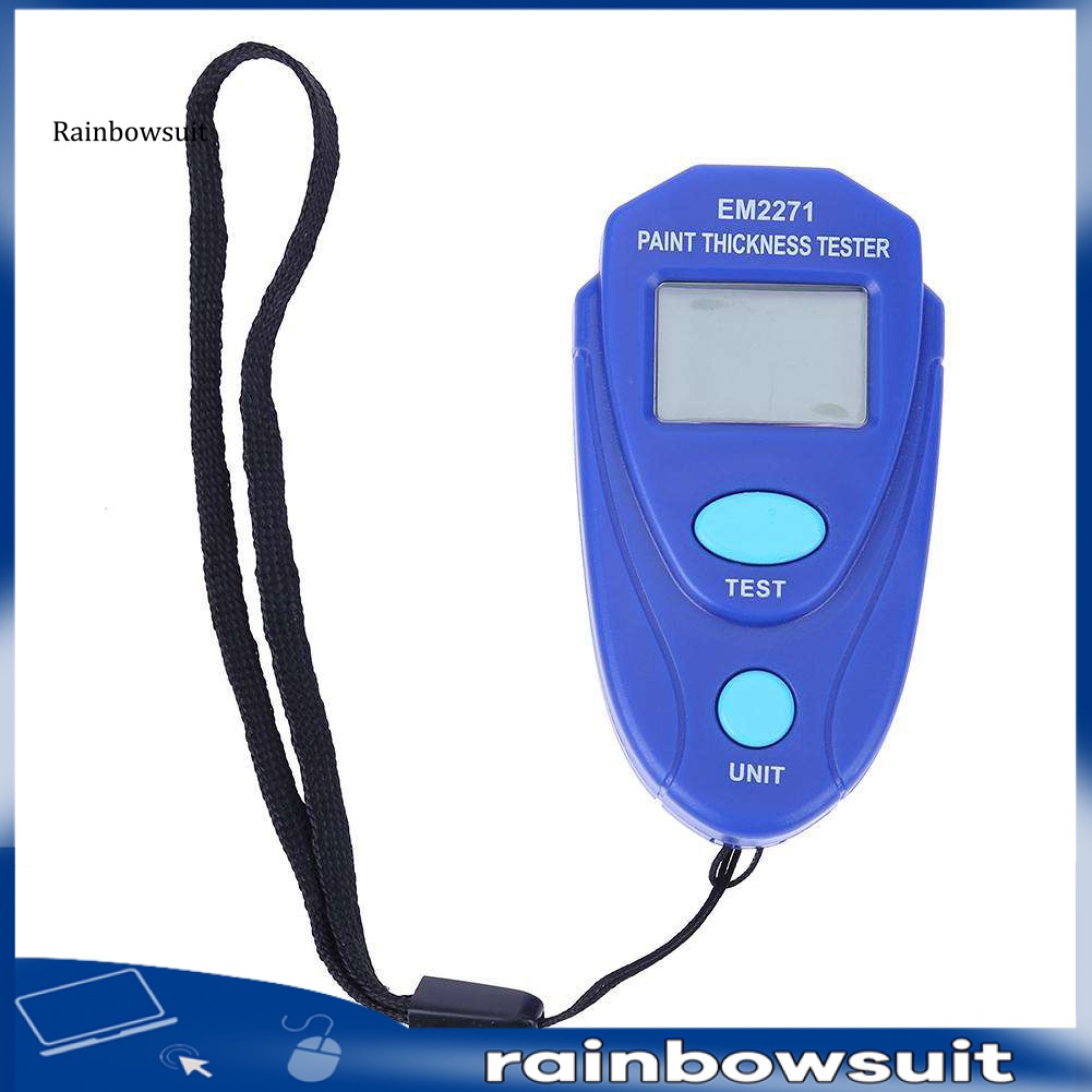 Máy Đo Độ Dày Sơn Kỹ Thuật Số Tự Động 0-2mm Cho Xe Hơi