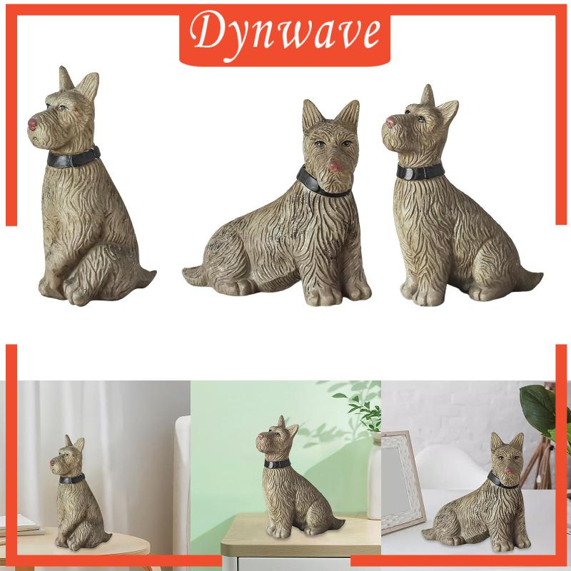 Đồ trang trí Chú Chó Bằng Nhựa Resin Chống Thấm Nước Trang Trí Ngoài Trời