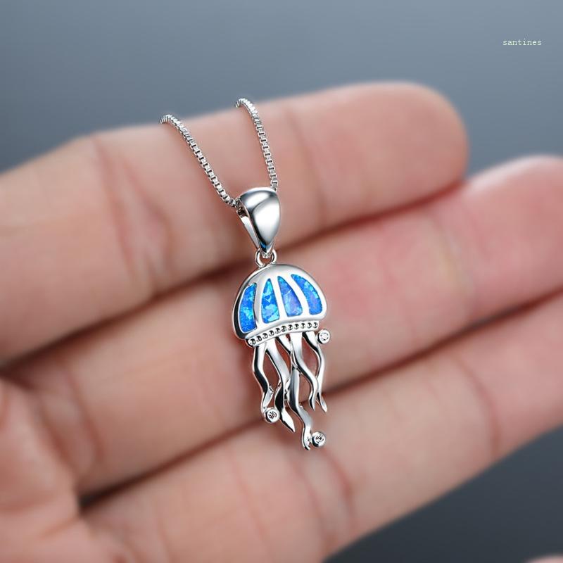 Vòng cổ Bạc Mặt Sứa Thời Trang Cho Nữ