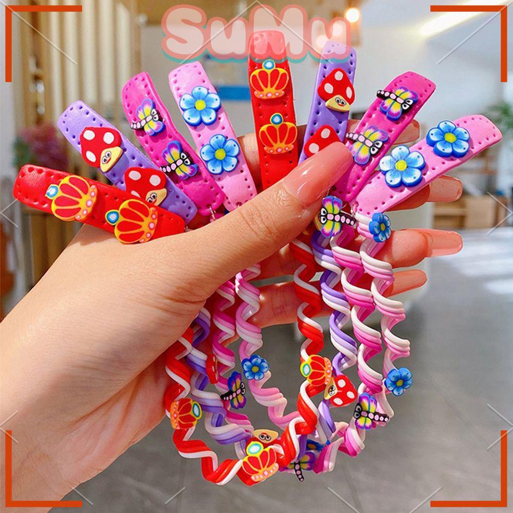 SUMU Băng Đô Bện Tóc Co Dãn Xinh Xắn Cho Nữ