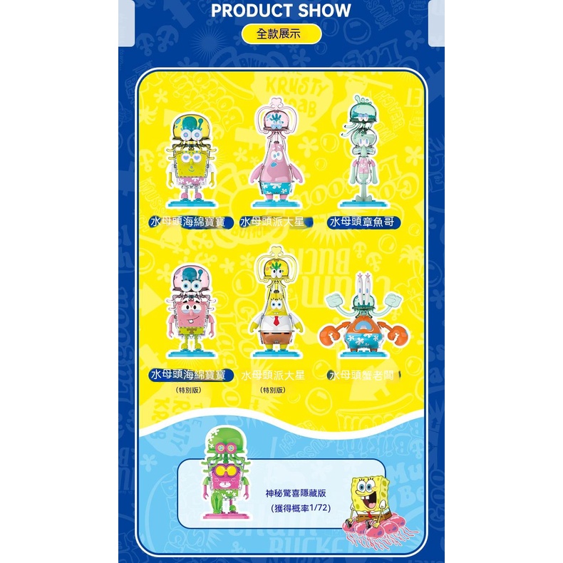 Bộ Đồ Chơi Xếp Hình Nhân Vật Hoạt Hình SpongeBob SquarePants
