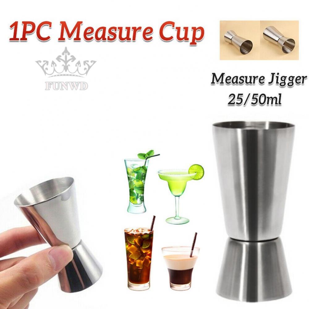 Cốc Đong Pha Chế Cocktail Bằng Thép Không Gỉ 25 / 50ml