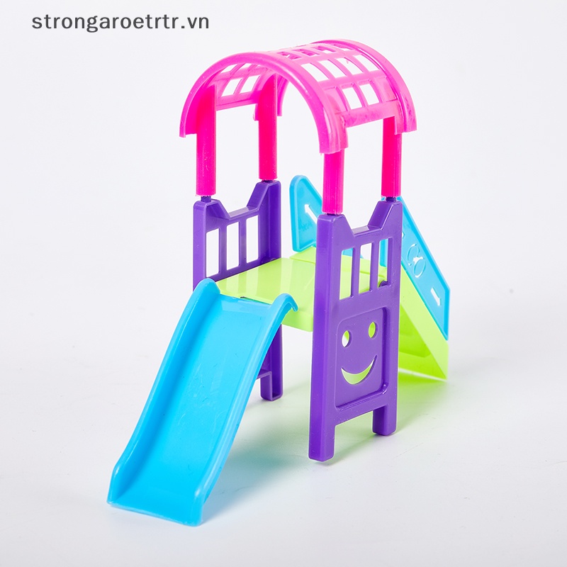 Mô Hình Đồ Chơi Công Viên Trượt Cầu Thang Cho Nhà Búp Bê