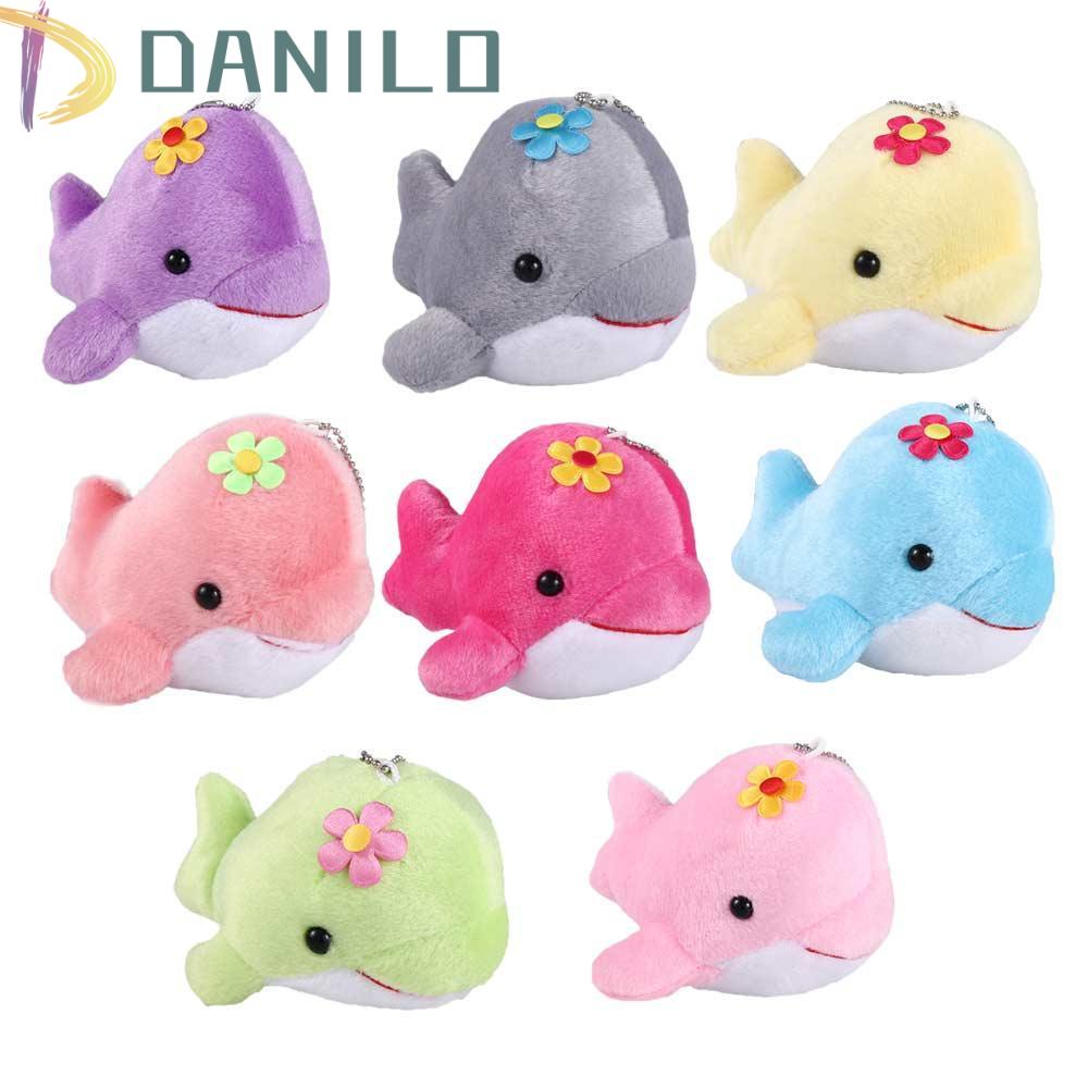 DANILO Móc Khóa Cá Voi Nhồi Bông Dễ Thương