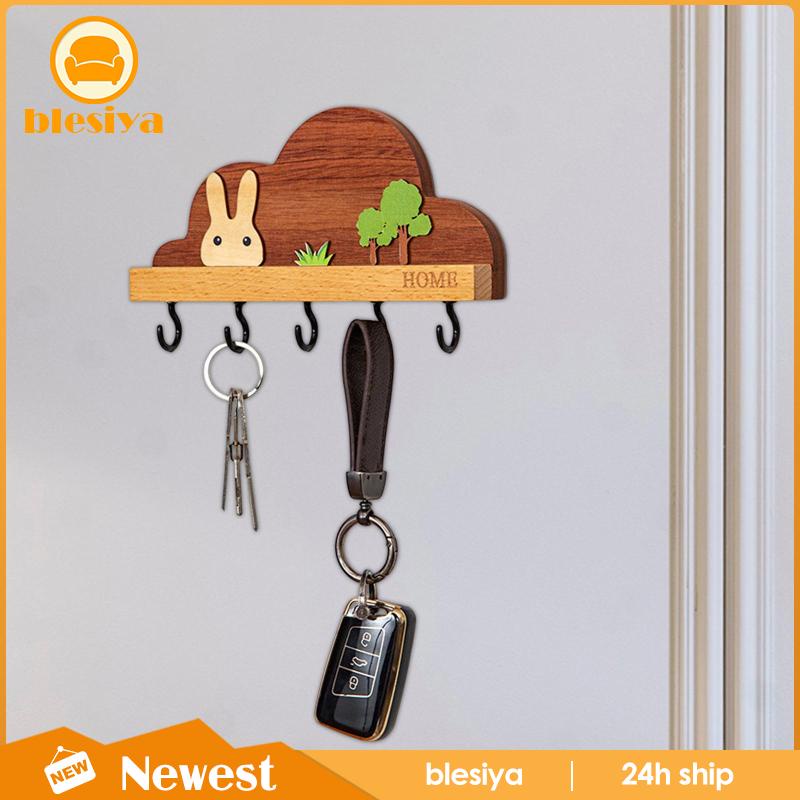 Móc Treo Chìa Khóa Gắn Tường Thiết Kế Dễ Thương Trang Trí Nhà Cửa