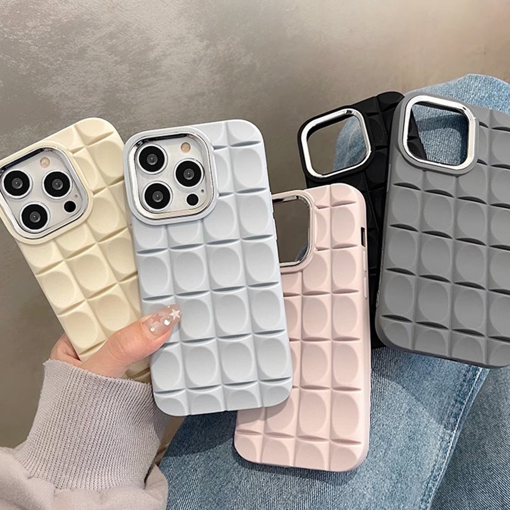 Ốp Điện Thoại TPU Mềm Nhám Chống Trượt Chống Rơi Hình Bánh Macaroon 3D Cho IPhone 11 12 13 14 Pro Max
