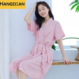 Áo choàng tắm yukata / áo choàng tắm dáng rộng thời trang xuân hè cho cặp đôi / khách sạn yukata