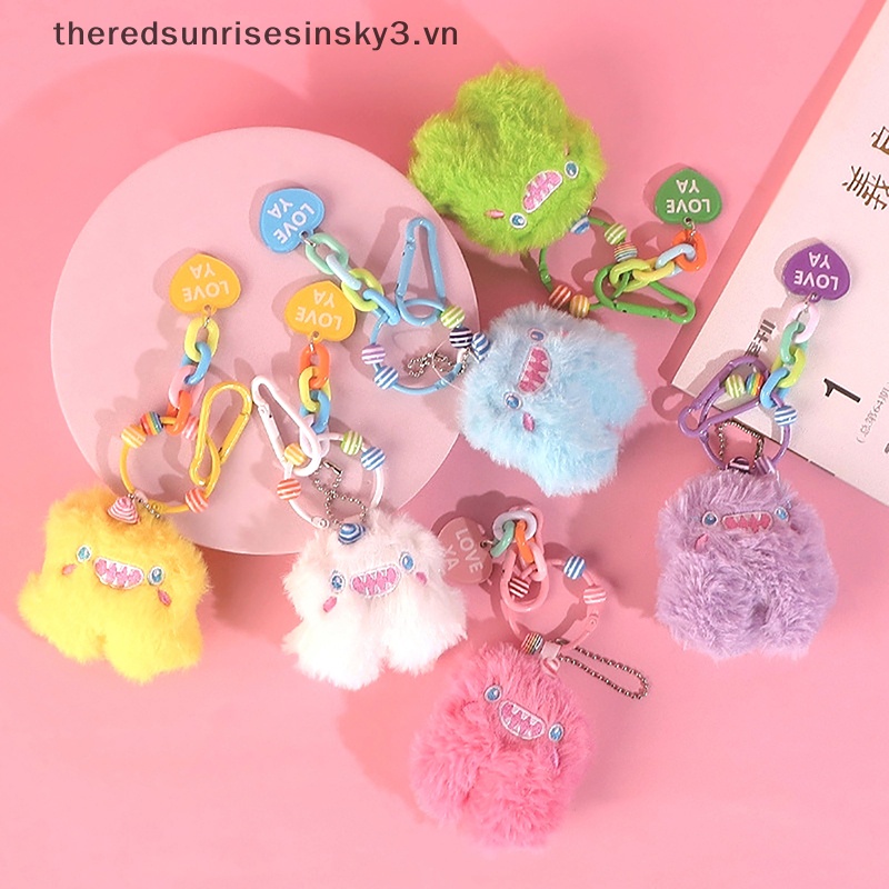 Móc Khóa Hình Kỳ Lân Nhồi Bông Nhiều Màu Sắc