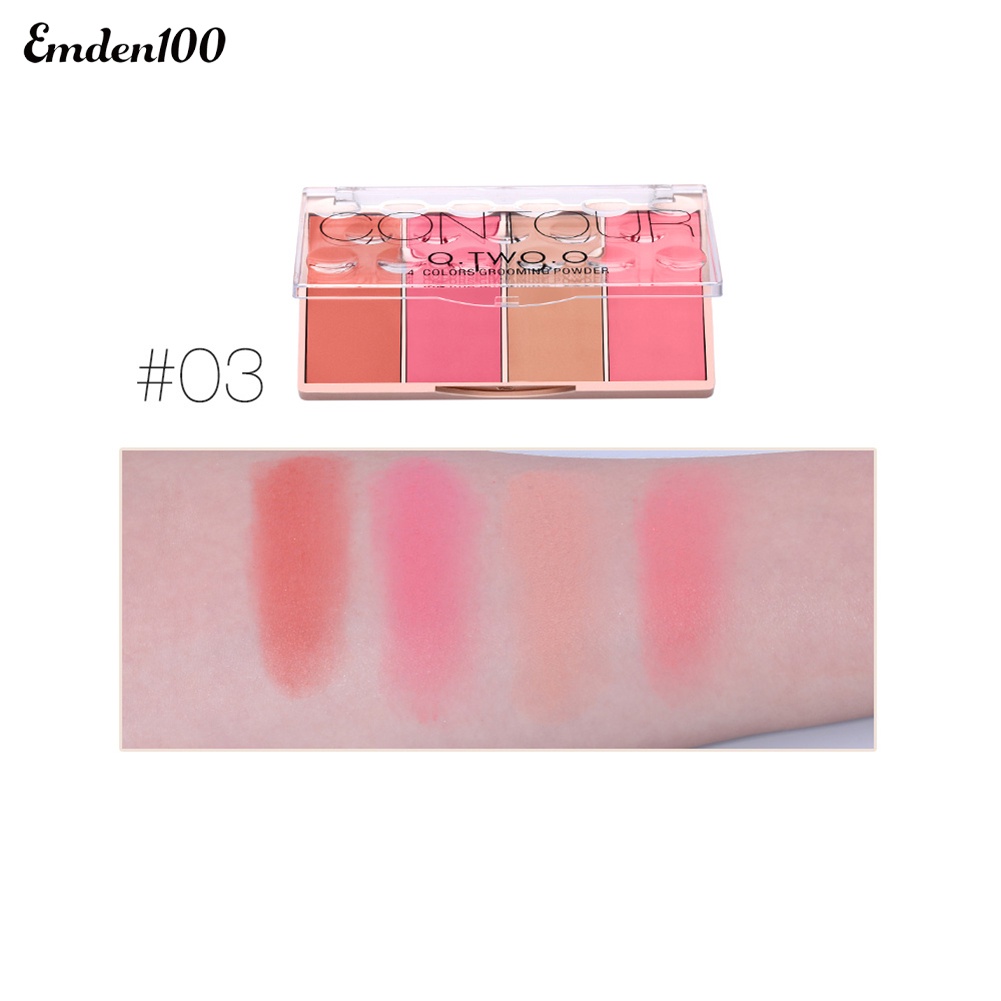 Bảng Phấn Tạo Khối / Bắt Sáng OTWOO 4 Màu Đa Năng