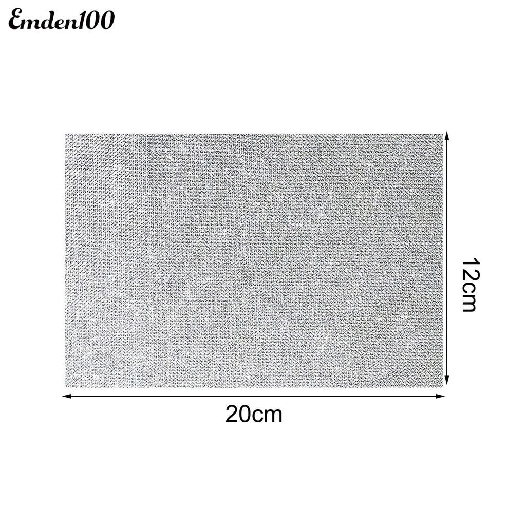 Miếng Dán Trang Trí Kính Xe Hơi Đính Đá Lấp Lánh