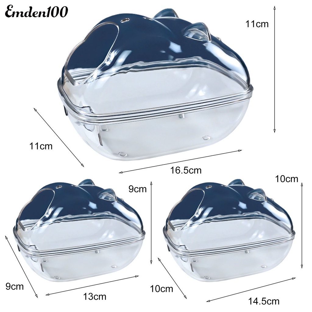 Bồn Tắm Cho Chuột Hamster Cỡ Nhỏ Trong Suốt