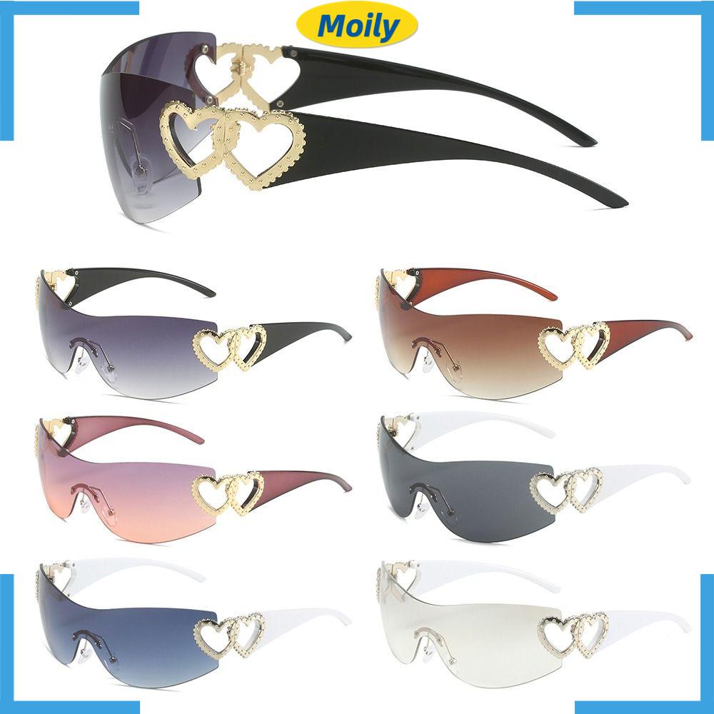 MOILYVN Kính Mát Thể Thao Y2k Cho Nữ