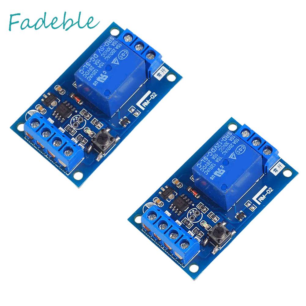 Mô Đun Rơ Le 5V / 12V Một Nút Chuyên Dụng Cho Xe Hơi