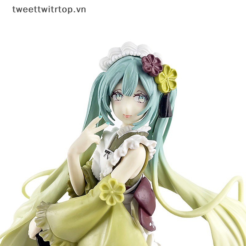 Trtop hatsune miku anime figures matcha ice cream for dessert cô gái xinh đẹp hành động hình pvc bộ sưu tập mô hình đồ trang trí đồ chơi vn