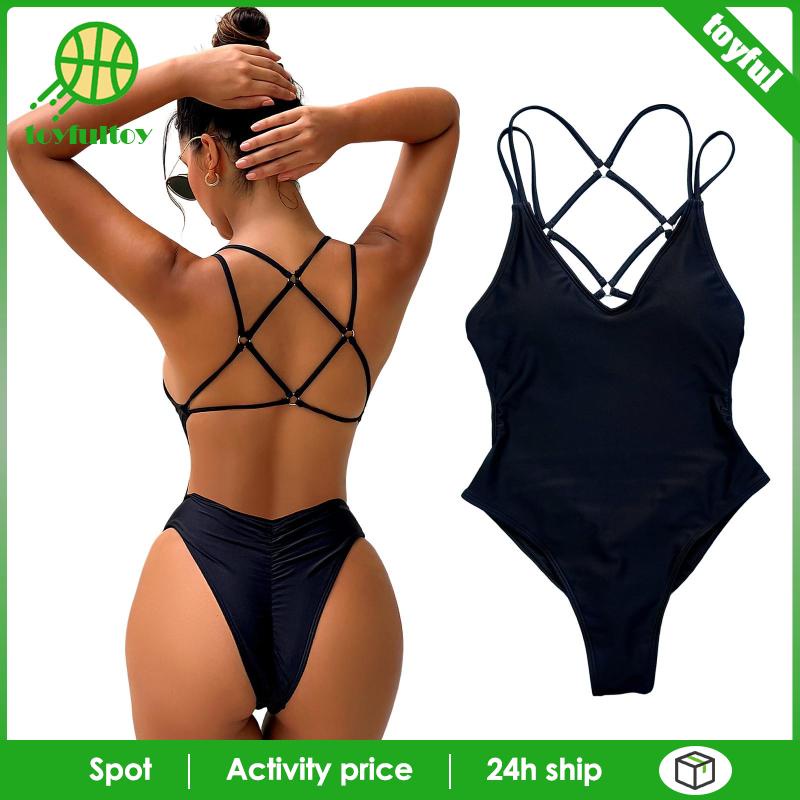 Bộ Đồ Bơi Cổ Chữ V Thời Trang Quyến Rũ Cho Nữ