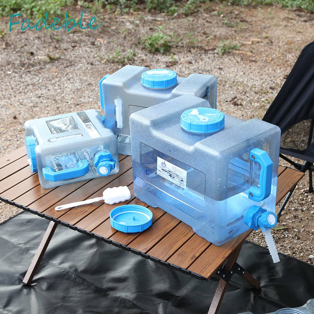Bình Đựng Nước Chống Rò Rỉ Dung Tích 6 / 8 / 13 / 18L Tiện Dụng Mang Theo Du Lịch Cắm Trại