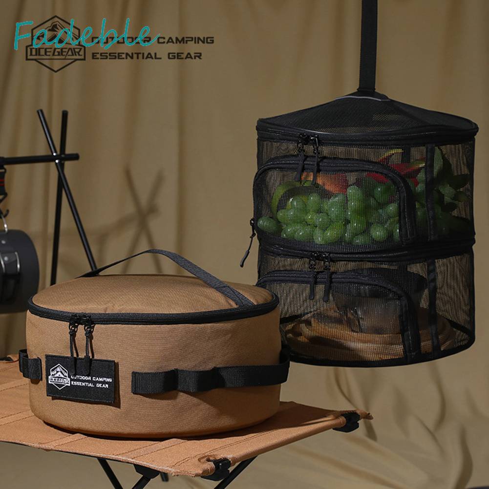 Túi Đựng Dụng Cụ Nấu Ăn Cắm Trại Chống Rơi Vỡ Giá Đỡ