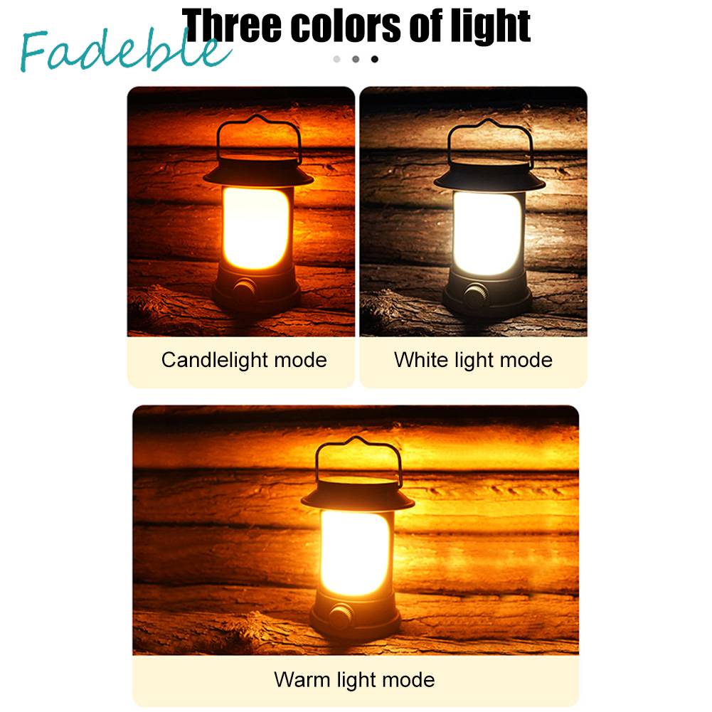 Đèn Cắm Trại Chống Nước 150LM 1200mAh Cổng USB Loại C