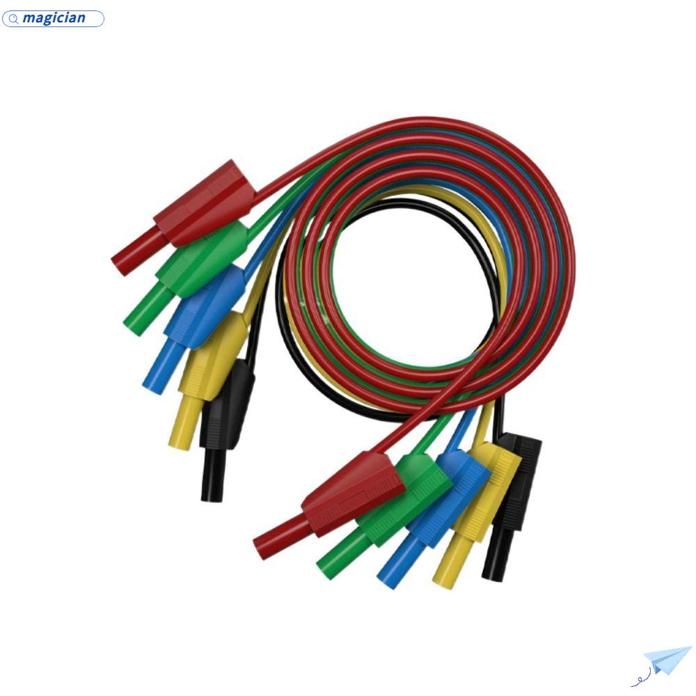 MAG Set 5 Dây Cáp Phích Cắm Bắp Chuối Mềm Có Thể Xếp Chồng Tiện Dụng