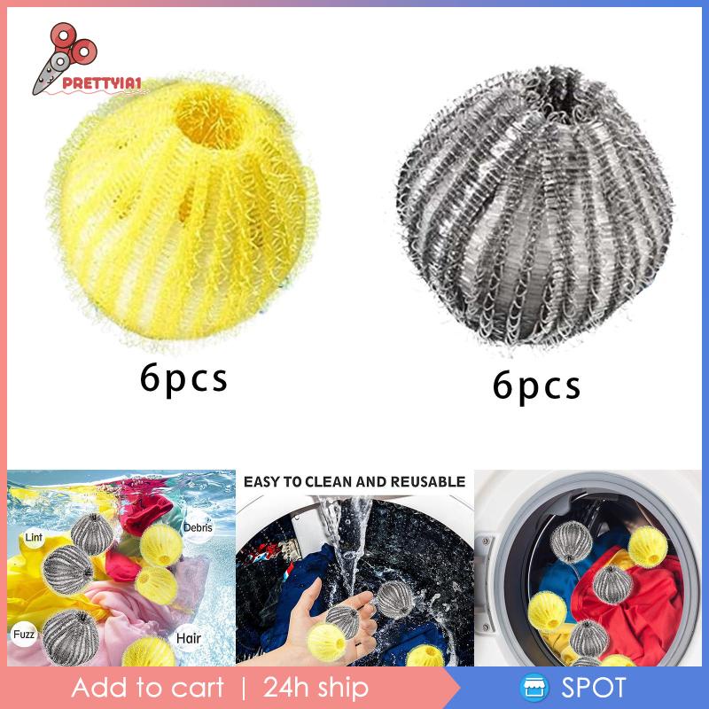 Set 6 Quả Bóng Làm Khô Quần Áo Cho Thú Cưng