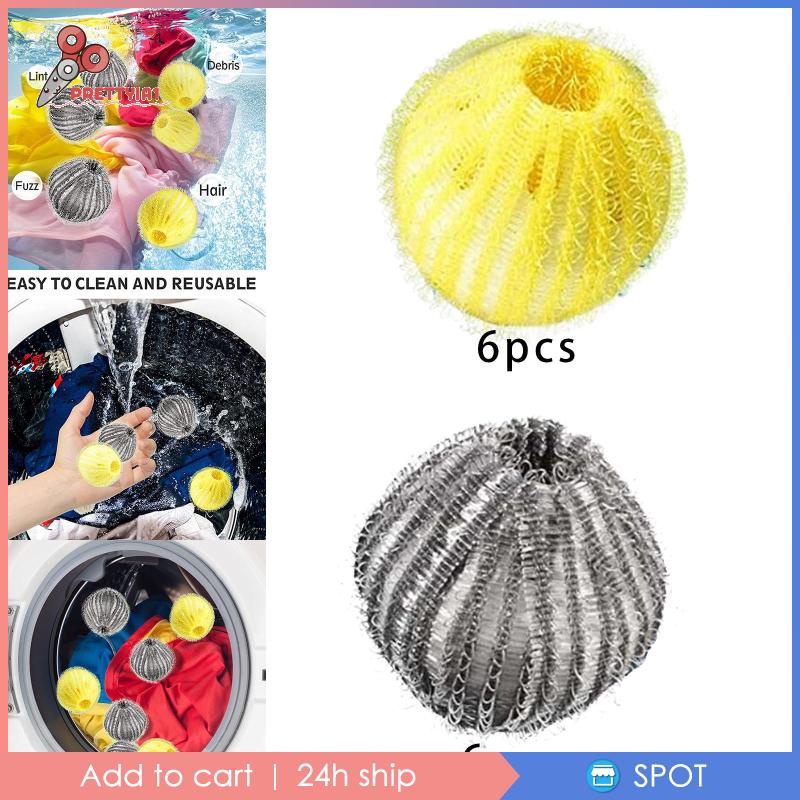 Set 6 Quả Bóng Làm Khô Quần Áo Cho Thú Cưng