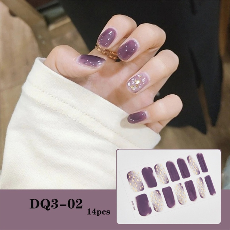 Sticker Dán Móng Tự Dính Chống Nước Che Phủ Toàn Diện DIY