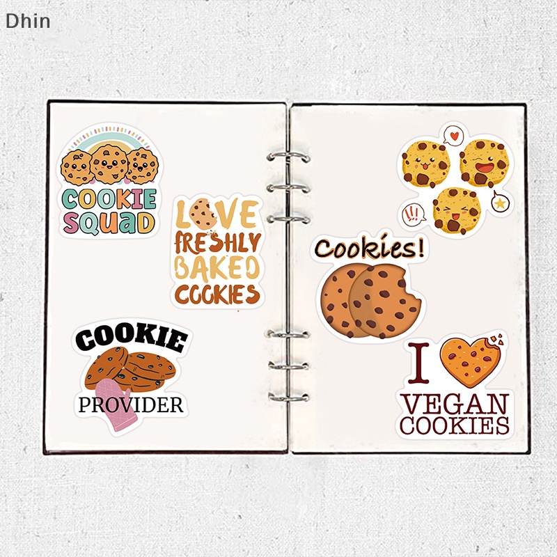 Bộ 50 Miếng Dán Trang Trí Laptop Họa Tiết Graffiti Hoạt Hình Dễ Thương