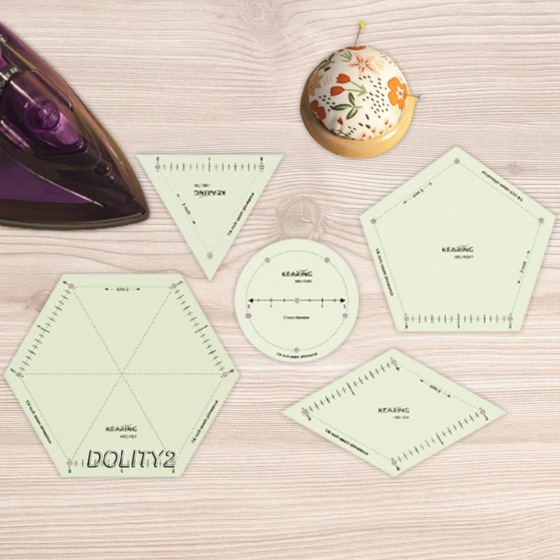 Set 5 Thước Ủi Đồ Thủ Công Chống Trượt Nhiều Hình Dạng