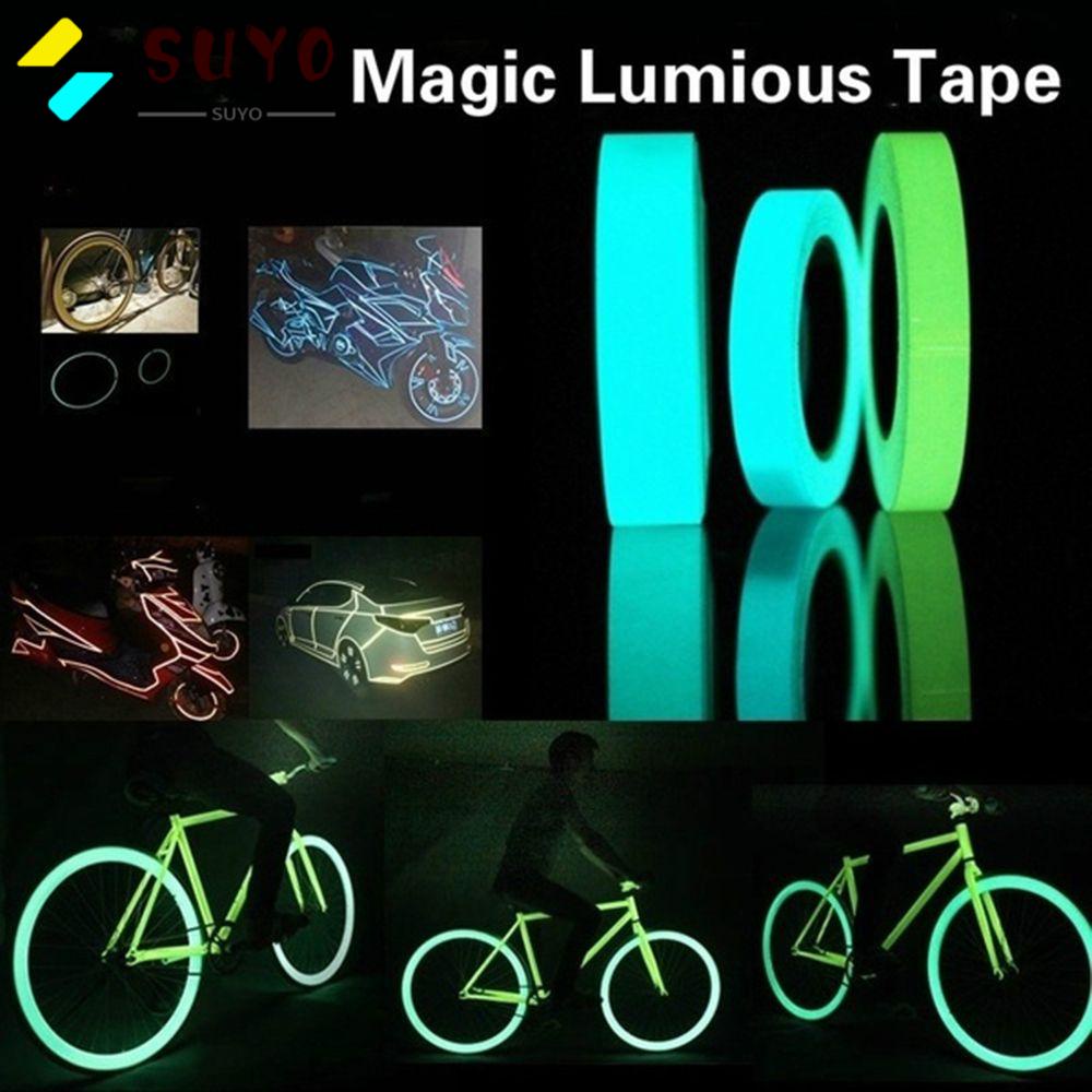 SUYO Cuộn Băng Keo Dán Phát Quang Trong Đêm Cho Xe Mô Tô