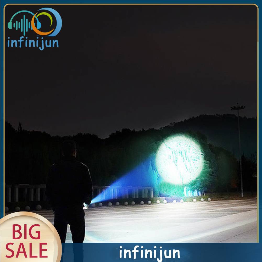 Đèn Pin XHP50 800LM COB LED 1200mAh IPX4 Type-C Sạc USB Tiện Dụng