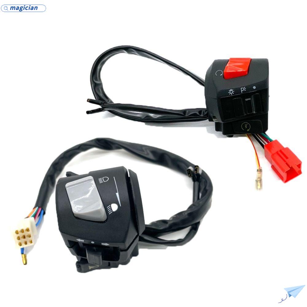 MAG Phụ Kiện Công Tắc Còi Báo Hiệu Gắn Tay Lái Xe Mô Tô