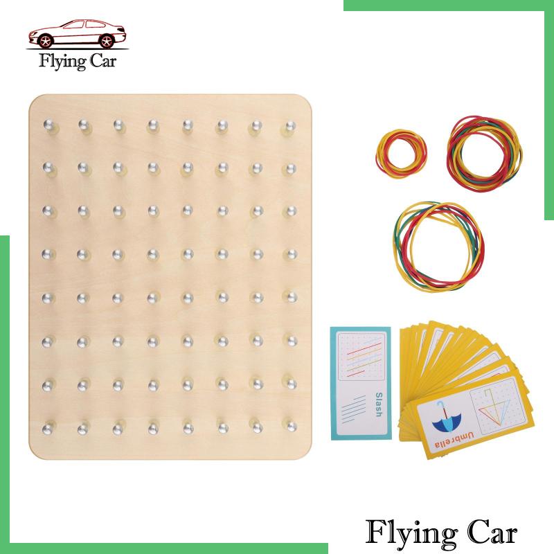 Bộ Đồ Chơi Hình Học Bằng Gỗ Theo Phương Pháp Montessori Cho Trẻ Em