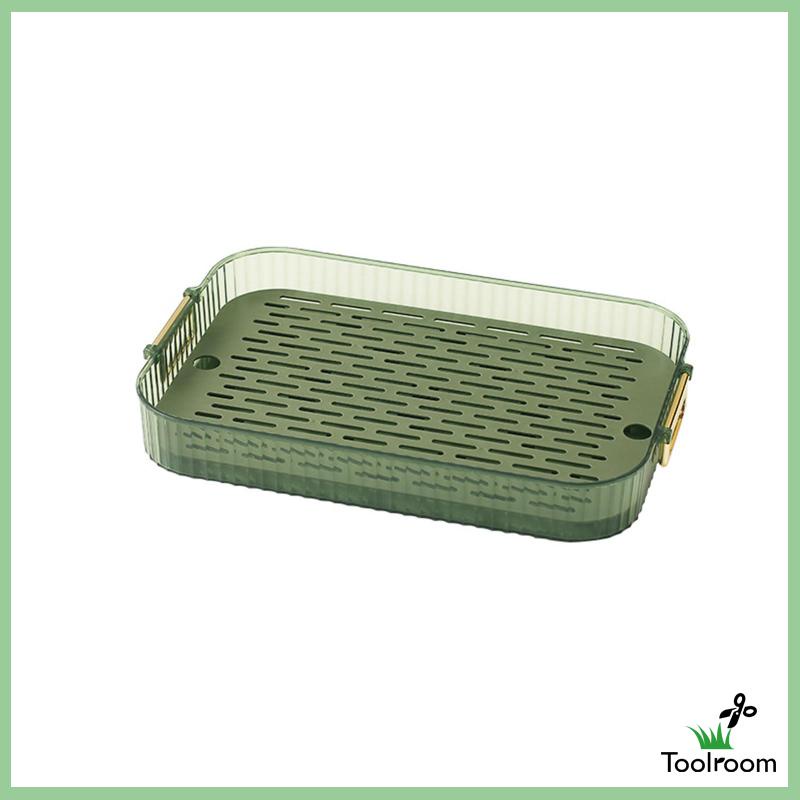 Khay Phơi Khô Chén Dĩa Có Tay Cầm Tiện Dụng Cho Văn Phòng