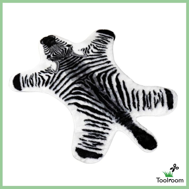 Thảm Lông Lót Sàn Mềm Mại Thoải Mái Họa Tiết Hổ Dễ Thương